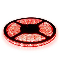Светодиодная лента красный цвет B-LED 3528-120 R IP65 влагозащищенная, 1м